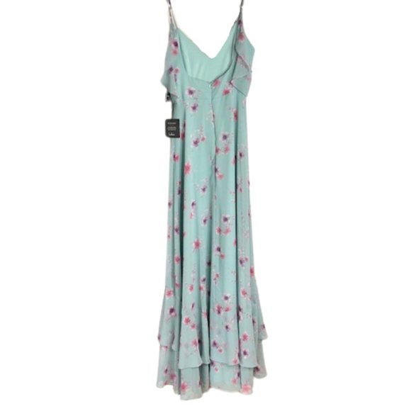 Lulus Take You There Maxi Dress *NEW* - MintGreen/Pink - XS - Picture 7 of 14